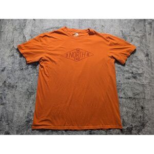 The North Face Short Sleeve T Shirt Men's Size Large Orange